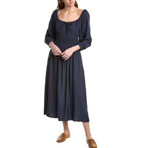 Madewell twill Sophia midi dress